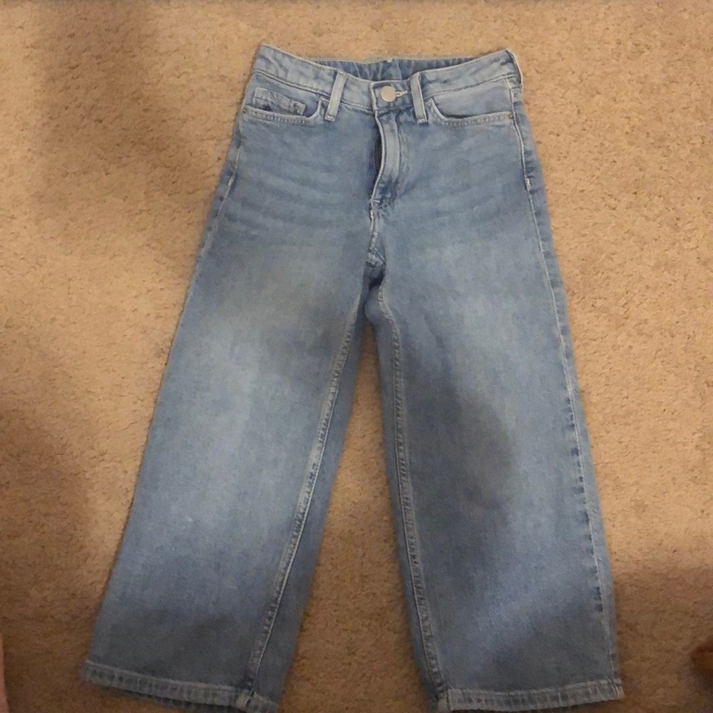 Toddler girl wide leg denim jeans. Size 5t